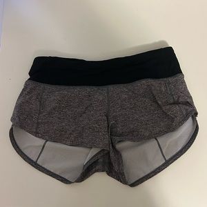 Lululemon speed up high rise lined short 2.5”